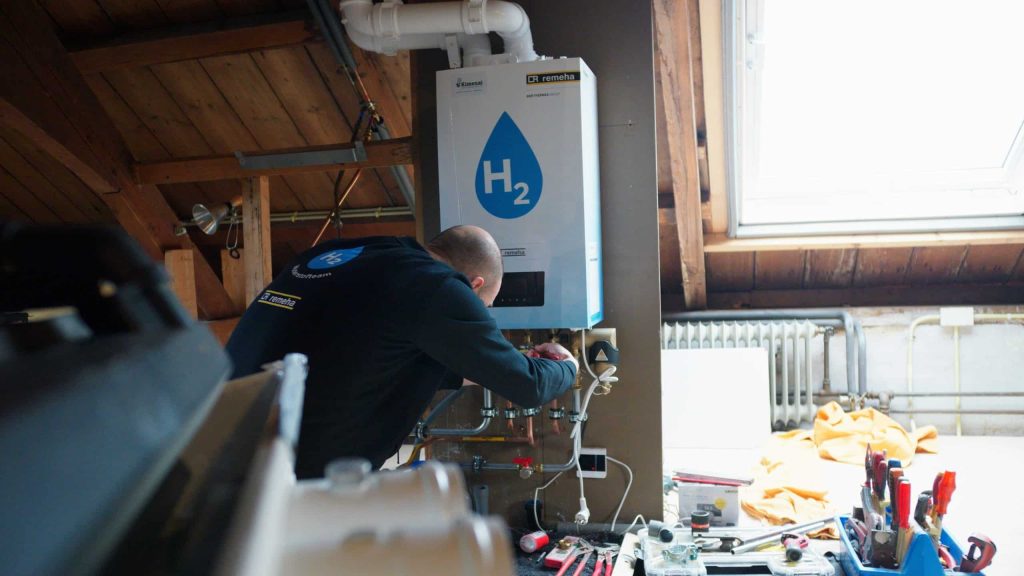 remeha waterstofketel woning lochem