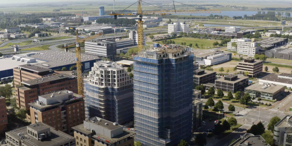 uba bouw woontorens amsterdam