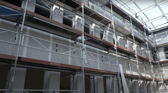 climate plaster huis van de stad rijswijk akoestisch katoenpleister