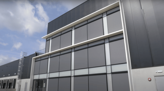 alulim herentals green logistics gordijngevels