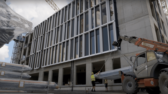 schindler facade installation