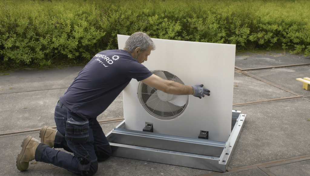 merford ace warmtepompomkasting montage