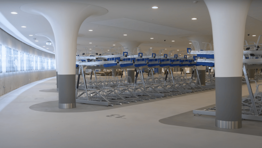 bolidt vloeren fietsenstalling entree amsterdam