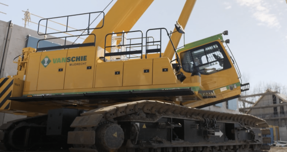 van schie sany rupskraan