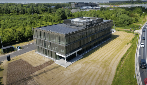 saint-gobain van laere glas gevel