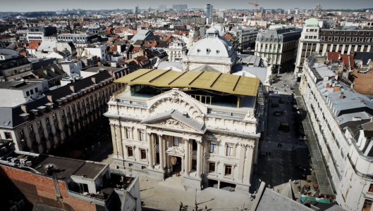 potteau labo beursgebouw brussel interieur