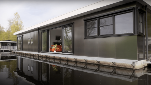 rockpanel chameleon woonboot giethoorn