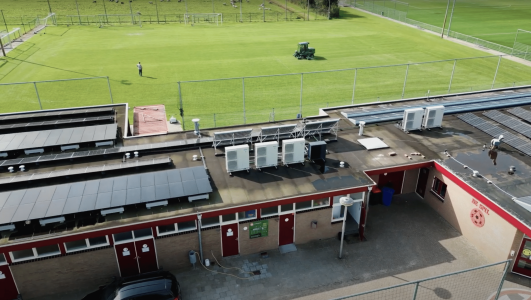 panasonic warmtepomp voetbalclub marienberg