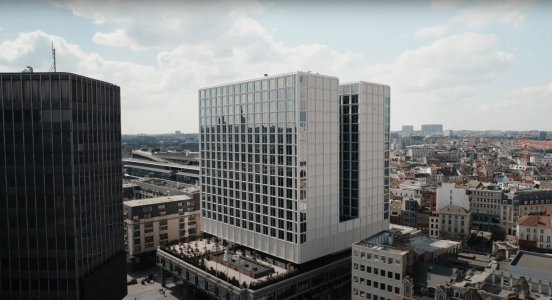 the belgian multi tower brussel