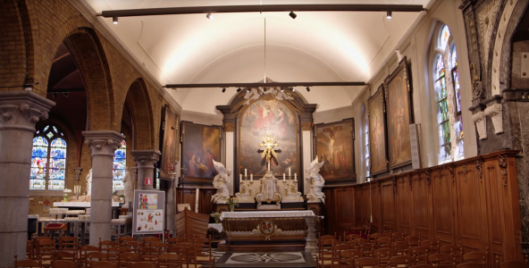 exterus verlichting kerk oostende