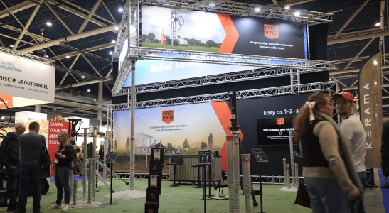first base ground screws bouwbeurs utrecht
