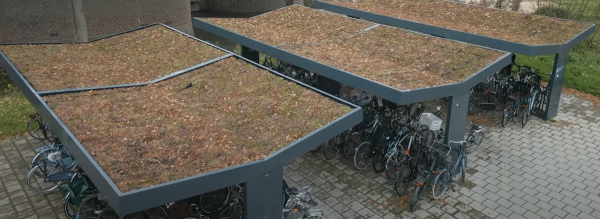 Klaver fietsparkeren fietsoverkappingen in Krimpen aan den IJssel