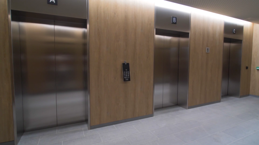 kone möbius one liften brussel