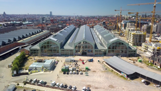 schindler liften gare maritime brussel