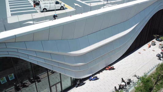 vericon betonnen gevel mall of the netherlands leidschendam