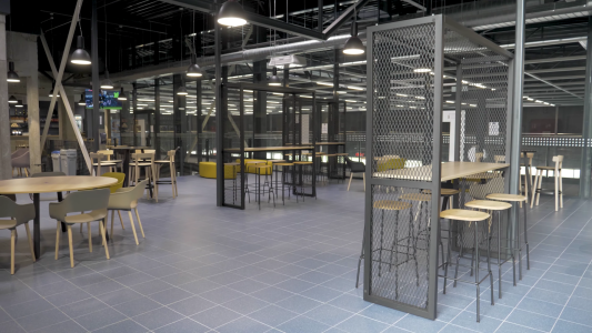 pami sportcomplex hogent inrichting