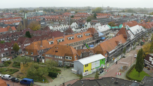 mmbs bouw gevel renovatie centrale blokken leiden