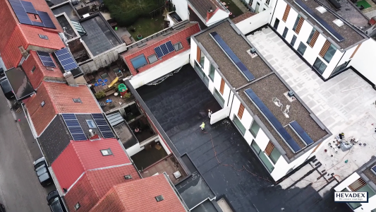 hevadex groen woonerf gent waterdichting