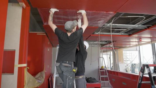 almo climate klimaatplafond koning willem 1 college