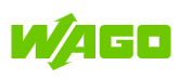WAGO-logo met groene letters