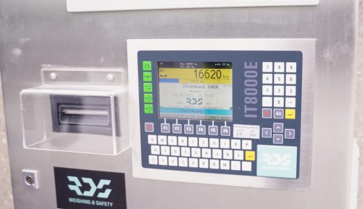 Digitale weegschaal met display en toetsenbord